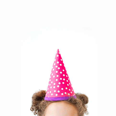 fabric party hat tutorial by ann kelle
