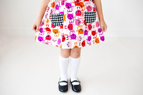 ann kelle fabric / geranium dress by made by rae