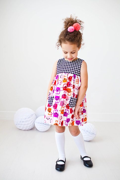 ann kelle fabric / geranium dress by made by rae