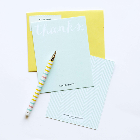 personal stationery / thank you notes / tiny prints / ann kelle