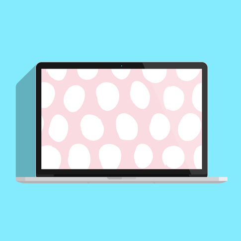 ann kelle pink dots desktop wallpaper / for personal use onliy