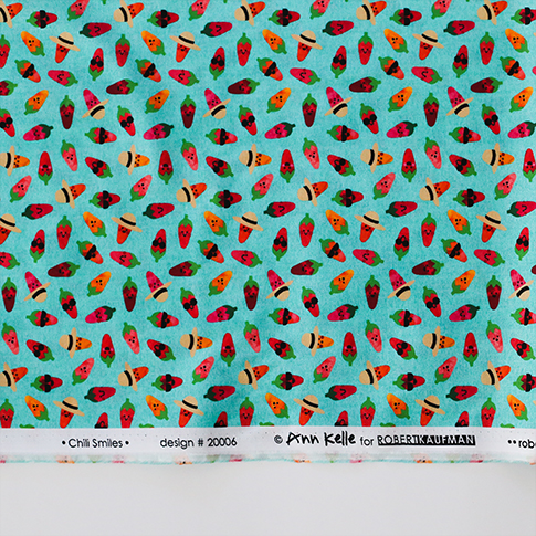 Ann Kelle "Chili Smiles" Fabric