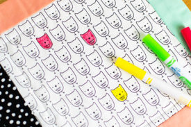 sew: washable coloring book - Ann Kelle Ann Kelle